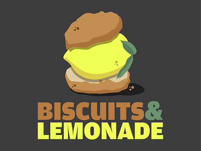 Biscuits & Lemonade design illustration logo