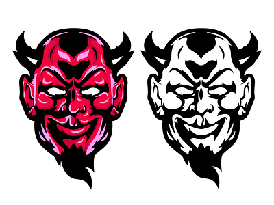 Devils Reject abstract artwork badge branding devil icon illustration portfolio satan