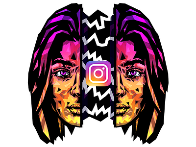 Instagram Consumed artwork behance color consumed drawing dribbble hello illustration instagram instagram ads instagram challenge invite portfolio shoes style