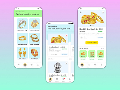 Jewellery App UI Design app app design branding design graphic design illustration logo mobile app mobile app design mobile app ui design motion graphics typography ui ui designs uiux design ux ux design vector web design web ui design