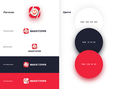 Branding logo Makitoria sushi brand branding colors design logo rolls sushi