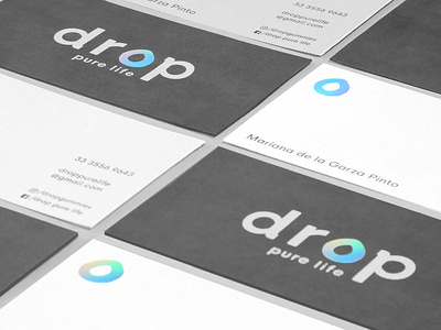 Drop Cards brand branding close up color foil graphic design gummy healthy logo photo print