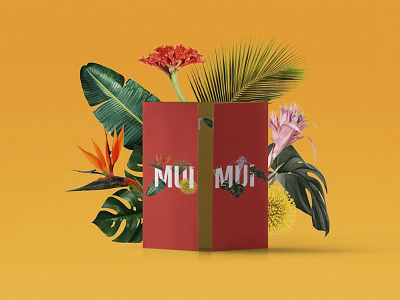 Mui Mui Menu bright color editorial jungle menu menu design natural restaurant restaurante tropical typography