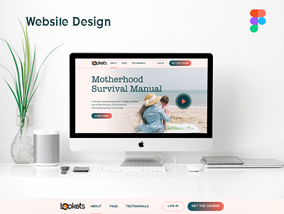 Motherhood Survival Website Design apps branding design f figma graphic design motherhood ui ux website