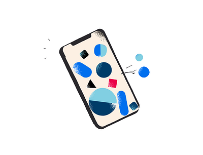 Smartphone illustrator medical app smartphone