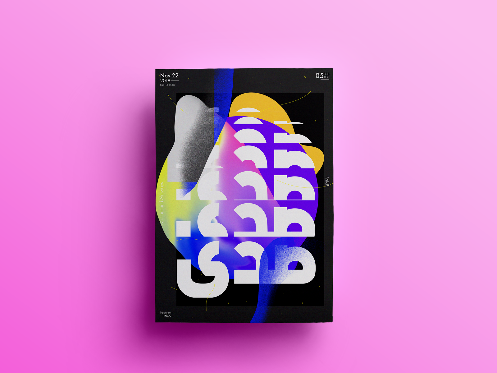 Arabic Posters by Mohammed Alruways on Dribbble