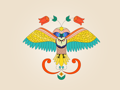 OWL 🦉 animal bird bird icon colorful colors icon identity illustration logo owl owl illustration vector