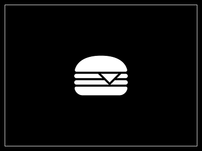 Hamburger Icon black burgers bw cheese cheeseburger food hamburger icon meat minimal white yum