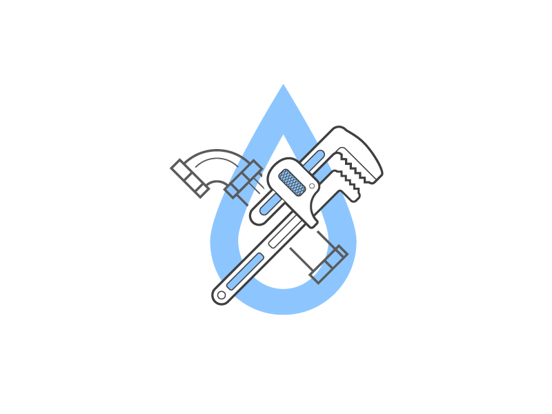 Plumbing Logo By Brian Houtz On Dribbble