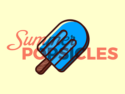 Summer Popsicles cartoon cold freeze ice icy illustration multiply overlay pop popsicle sicle vector