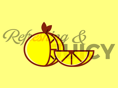 Refreshing & Juicy cartoon citrus flat illustration lemon lemonade lines overlay slice squirt vector yellow