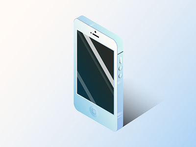 Site and Guide Art: Isometric Phone detail galaxy gear vr gleam gradient iphone isometric mobile vr phone pixel smart phone vector