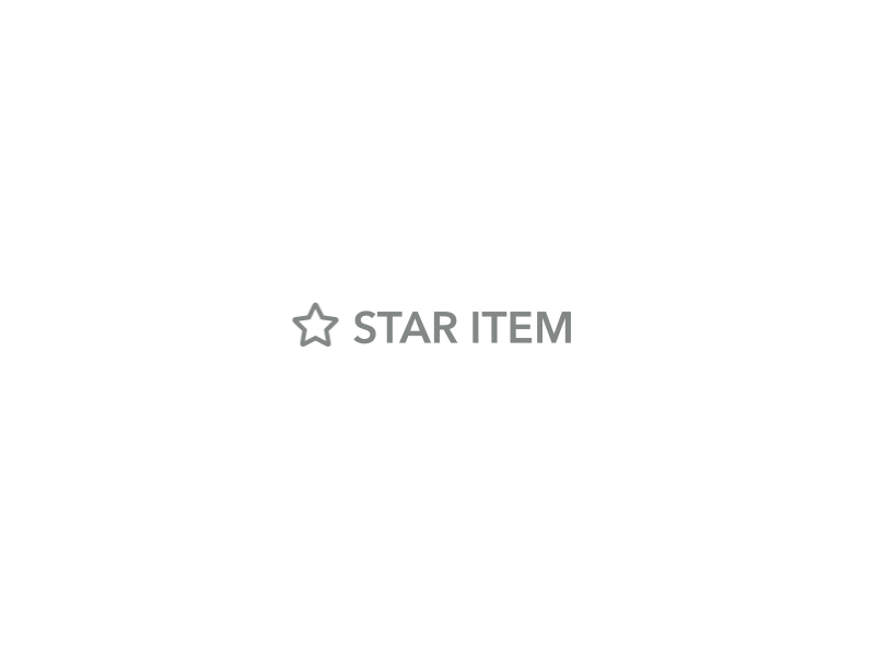 Star Item animation icon micro interaction star