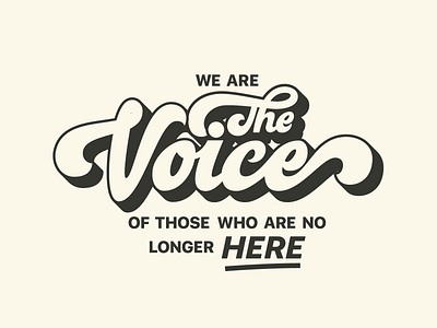 WE ARE THE VOICE design feminine design feminism feminist lettering procreate protest quote design type typography vector voice