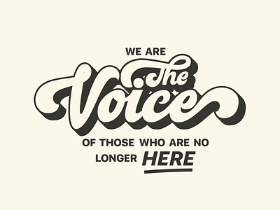 WE ARE THE VOICE