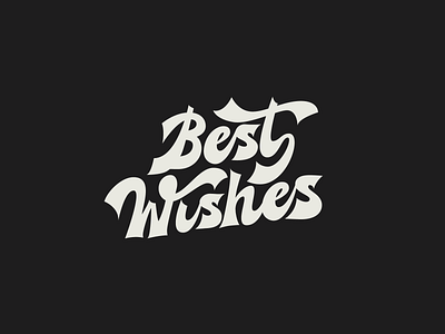 Best Wishes! best bestwishes christmas illustration lettering new year newyear procreate type typedesign typogaphy vector wish wishes