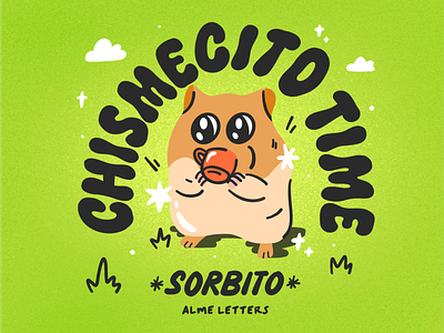 Chismecito Time animal chisme chismecito creative design designhumor designmeme gossip hamster illustration lettering meme memes mexico procreate