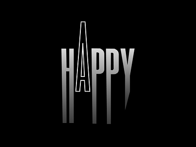 Happy - Letter Design branding design graphic design letter logo motion graphics