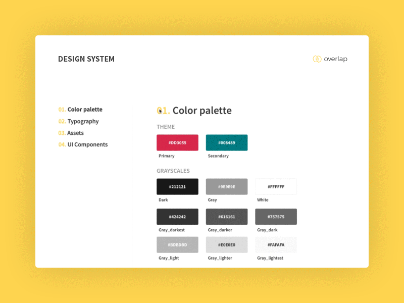 Design System - Code Included animation approach code coding design design system developer front end style guide system ui ui kit