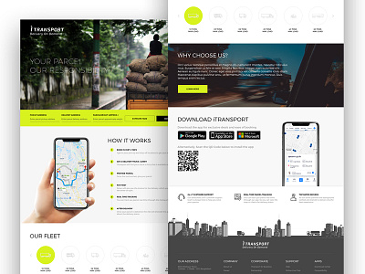 Itransport App Landing Page app bangladeshi website branding goodstransport landingpage mobileapp mockup transport transportapp ui user experience user experience design user interface user interface design userinterface ux ux design web web design website