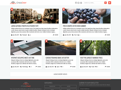 Free PSD - Homepage News Theme blog free freebie news page psd simple template theme