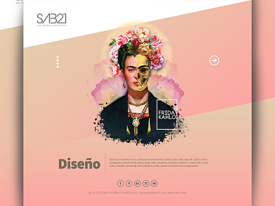 Diseño diseño inspiración web