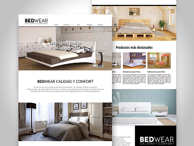 PropWeb / Bedwear / RYNDEM diseño web