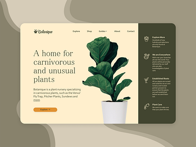 Plant Store Website ecommerce graphic design startup store ui ux web web design website