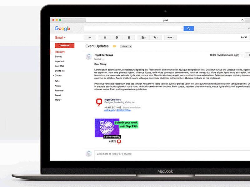 Email Signature Graphics branding design digital email marketing