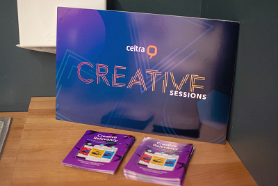 Creative Sessions Logo branding event logo poster