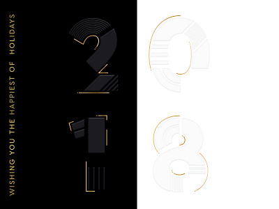 2018 Concept design illustration typography
