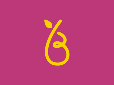 Babynutri b b logo brand branding colors design fruit heath icon logo mother nutrition son