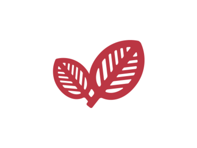 Mani Leaf brand branding care design health icon illustration indian leaf logo native natural red