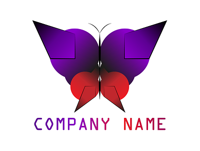 ButterFly Colour 2d logo adobe illustrator art branding design graphic design illustration logo logo design ui vector