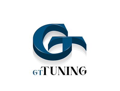 GT Tuning logo 3d 3d logo adobe illustrator ai art branding design graphic design illustration logo logo design ui vector