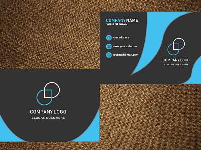 Visit Card 02 adobe illustrator brand identity branding card company design graphic design vector visit card