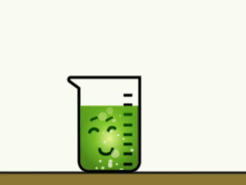 "The Solution" animation beaker cute solution