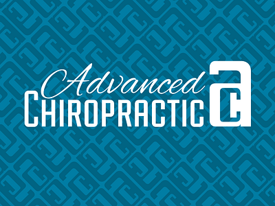 Advanced Chiropractic Logo chiropractic design illustrator logo logos pattern symbol