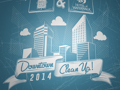 Downtown Cleanup T-shirt Design
