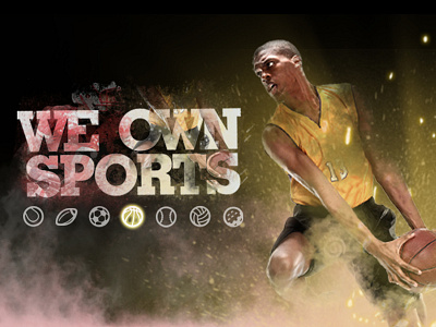 We Own Sports - Basketball ad advertisement apparel awesome basketball design sports