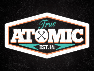 True Atomic Branding atomic brand branding clothing design illustrator logo true