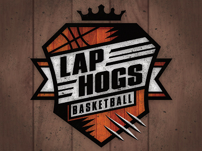 Laphogs basketball design hogs illustrator lap lap hogs logo team