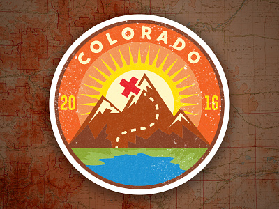 Colorado! Here I Come! 2016 colorado illustrator logo plans sticker stickermule summer vector