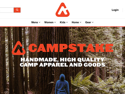 All New Campstake! apparel camp camping campstake design goods logo web website