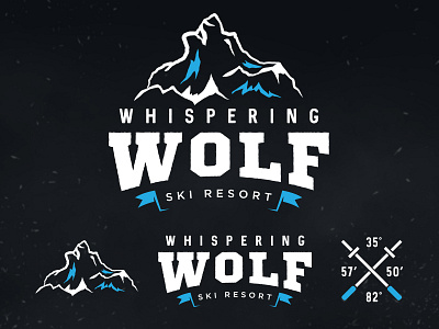 Whispering Wolf Ski Resort by Colby Newman on Dribbble