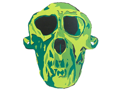 Neanderthal Camo Skull