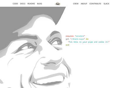 Sinatra Landing Page #03 ruby sinatra
