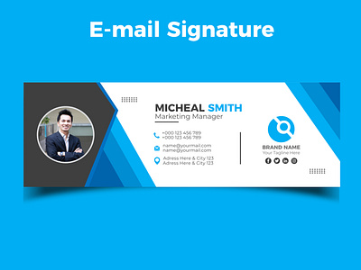 E-mail Signature Template by Sayela Ahmed on Dribbble