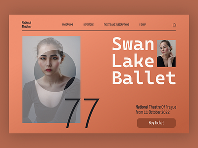 National theatre design shot ui web design