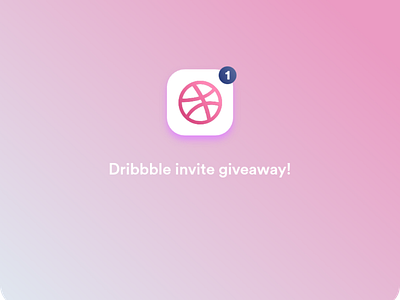 1x Dribbble invite giveaway !